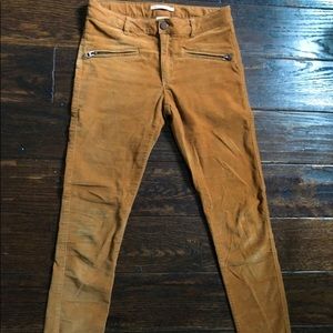 Zara girls suede jeans